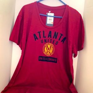 Atlanta United t shirt red new with tags